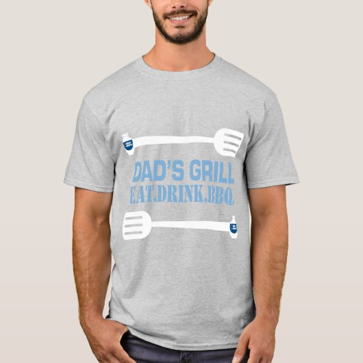 Blue Rhino "Vater Grill" T-Shirt (Vorderseite)