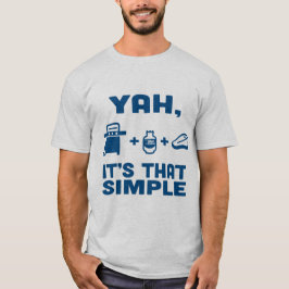Blue Rhino "Yah, It's That Simple" Men's T-Shirt