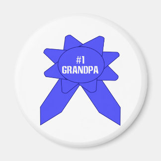Blue Ribbon #1 Grandpa Magnet
