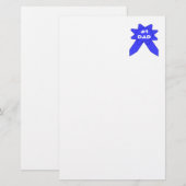 Blue Ribbon #1 Vater Briefpapier (Vorne/Hinten)