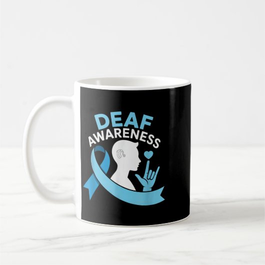Blue Ribbon Asl Cochlear Impl Kaffeetasse (Links)