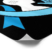 Blue Ribbon Asl Cochlear Impl Poster (Ecke)