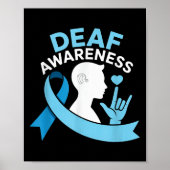 Blue Ribbon Asl Cochlear Impl Poster (Vorne)