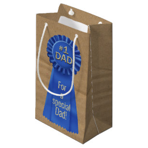 Blue Ribbon Award für Vater Kleine Geschenktüte
