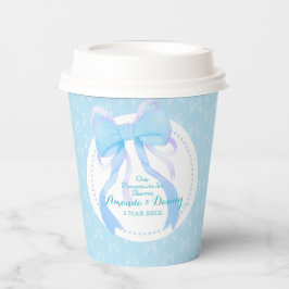 Blue Ribbon Baby Boy Dusche Pappbecher