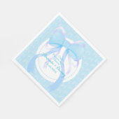 Blue Ribbon Baby Boy Dusche Serviette (Ecke)