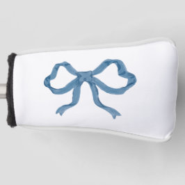 Blue Ribbon Bow Golf Head Cover Headcover
