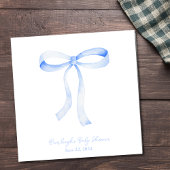 Blue Ribbon Coquette Personalisiert Napkins Serviette
