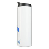 Blue Ribbon Customize Es fügen Sie Namen oder Init Thermosbecher (Nach rechts gedreht)
