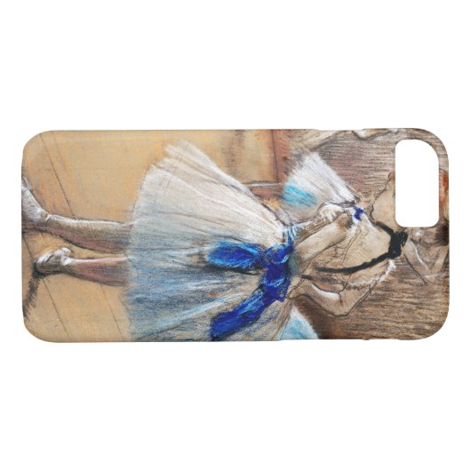 Blue Ribbon Dancer, Edgar Degas Case-Mate iPhone Hülle (Rückseite (Horizontal))
