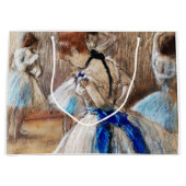 Blue Ribbon Dancer, Edgar Degas Große Geschenktüte (Vorderseite)