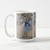 Blue Ribbon Dancer Edgar Degas Kaffeetasse (Links)