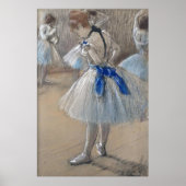 Blue Ribbon Dancer Edgar Degas Poster (Vorne)