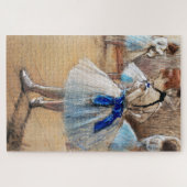 Blue Ribbon Dancer, Edgar Degas Puzzle (Horizontal)