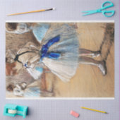 Blue Ribbon Dancer, Edgar Degas Seidenpapier (Basteln)