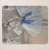 Blue Ribbon Dancer Edgar Degas Sherpadecke (Vorderseite (Horizontal))