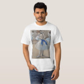 Blue Ribbon Dancer Edgar Degas T-Shirt (Vorne ganz)