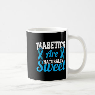 Blue Ribbon Diabetes Bewusstsein Sie zu süß Dia Kaffeetasse