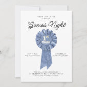 Blue Ribbon Family Wiedersehen Family Games Night Einladung (Vorderseite)