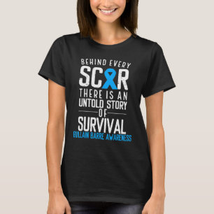Blue Ribbon hinter jedem Auto Guillain Barre Aware T-Shirt
