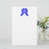 Blue Ribbon Mama #1 Briefpapier (Stehend Vorderseite)
