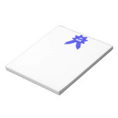 Blue Ribbon Mama #1 Notizblock (Rotiert)