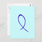 Blue Ribbon Postcard Postkarte (Vorne/Hinten)
