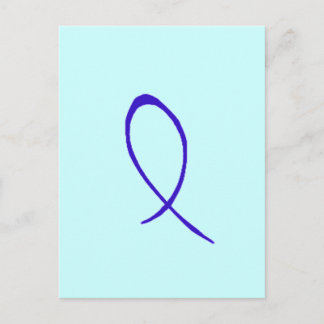 Blue Ribbon Postcard Postkarte