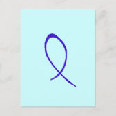 Blue Ribbon Postcard Postkarte (Vorderseite)