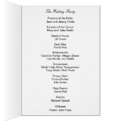 Blue Ribbon Silver Swans Programmkarte (Innen (Rechts))