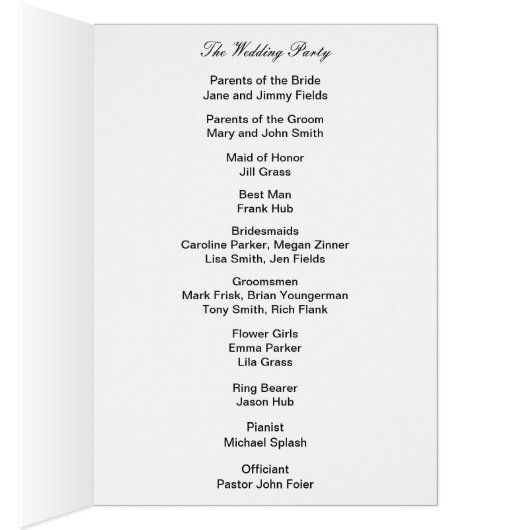 Blue Ribbon Silver Swans Programmkarte (Innen (Rechts))