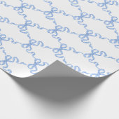 Blue Ribbon Trellis Geschenkpapier (Ecke)