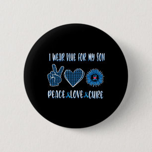 Blue Ribbon zu meinem Sohn November Diabetes Bewus Button