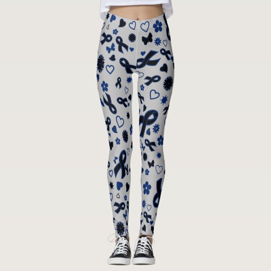 Blue Ribbons Multi..RA Leggings (Vorderseite)