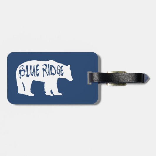 Blue Ridge Bear Gepäckanhänger (Rückseite horizontal)