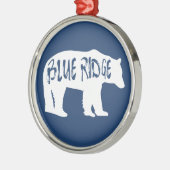 Blue Ridge Bear Ornament Aus Metall (Links)
