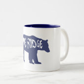 Blue Ridge Bear Zweifarbige Tasse (VorderseiteRechts)