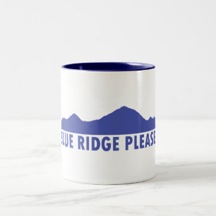 Blue Ridge Bitte Zweifarbige Tasse