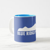 Blue Ridge Bitte Zweifarbige Tasse (Vorderseite Links)