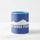 Blue Ridge Bitte Zweifarbige Tasse (Mittel)