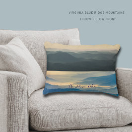 Blue Ridge Dusk to Dawn Virginia Accent Pillow Dekokissen