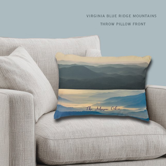Blue Ridge Dusk to Dawn Virginia Accent Pillow Dekokissen (Von Creator hochgeladen)