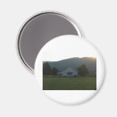 Blue Ridge Farm Sunset Magnet (Vorderseite/Rückseite)