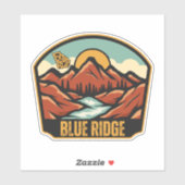 Blue Ridge, Georgia Aufkleber (Blatt)