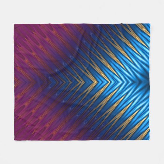 Blue Ridge Gold Fleecedecke (Vorderseite (Horizontal))