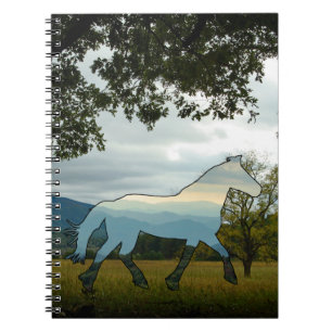 Blue Ridge Horse Cades Cove Notizblock