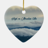 Blue Ridge Mountain - Air on Mountain Keramik Ornament (Hinten)