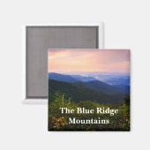 Blue Ridge Mountain Landschaftliche Aussicht für N Magnet (Vorderseite/Rückseite)