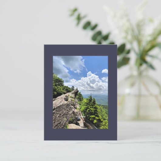 Blue Ridge Mountain, North Carolina Postkarte (Stehend Vorderseite)