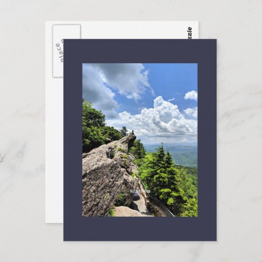 Blue Ridge Mountain, North Carolina Postkarte (Vorne/Hinten)